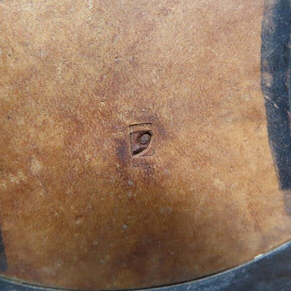 Manz Dress Shoe Mens 9 Black Leather Loafer Slip On Block Heel Made In Germany - Picture 9 of 15